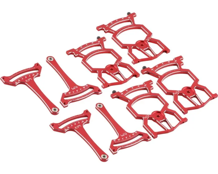 1:10 Aluminum Universal On Road Setup Station (Red) (V3)