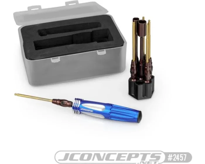 1/4 Hex Driver Wrench Set W/ Storage Base – 7pc