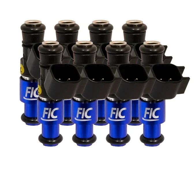1440cc (160 lbs/hr at OE 58 PSI fuel pressure) FIC Fuel Injector Clinic Injector Set for 4.8/5.3/6.0 Truck Motors (’99-’06) (High-Z)