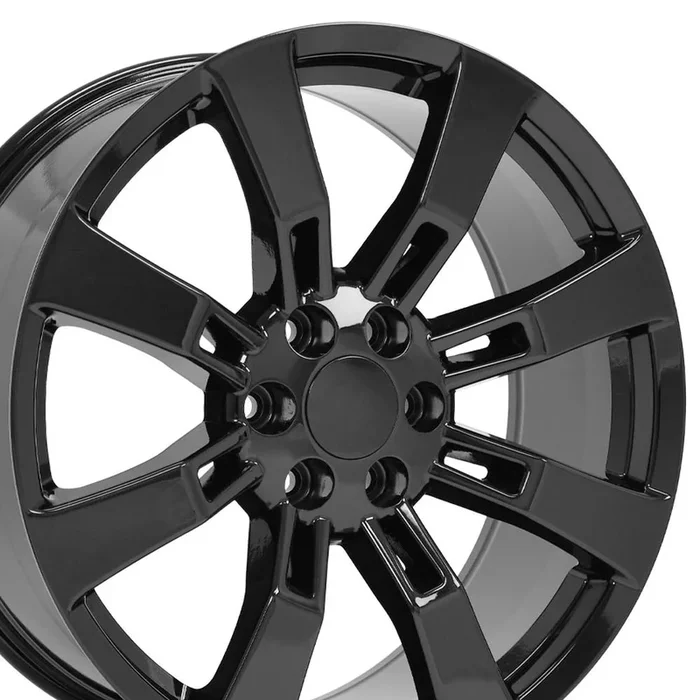 22″ Replica Wheel CA82 Fits Cadillac Escalade Rim 22×9 Black Wheel