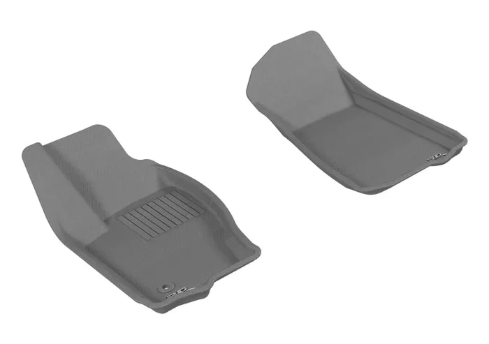 3D MAXpider 2006-2010 Jeep Commander Kagu 1st Row Floormat – Gray