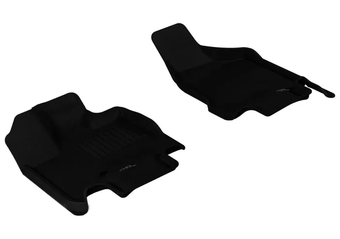 3D MAXpider 2008-2019 Dodge Grand Caravan Kagu 1st Row Floormat – Black