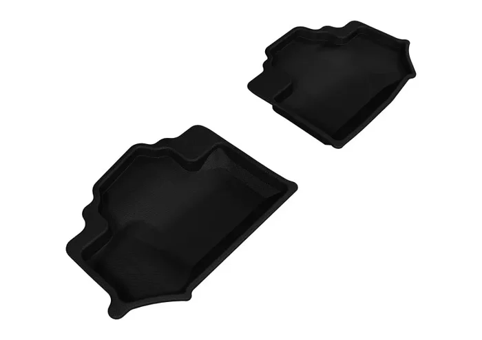 3D MAXpider 2014-2018 Jeep Wrangler JK 2-Door Kagu 2nd Row Floormats – Black
