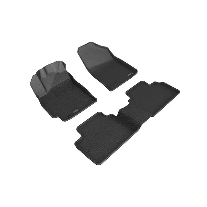 3D MAXpider 2021-2025 Hyundai Elantra Kagu Full Set Floormat – Black6.6 lb