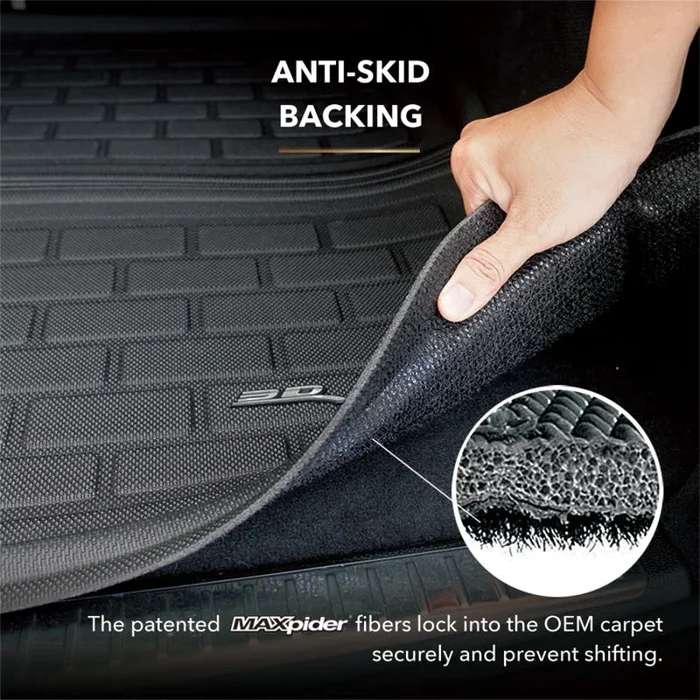 3D MAXpider 23-24 Toyota Sequoia Kagu Black Seat Back Protector