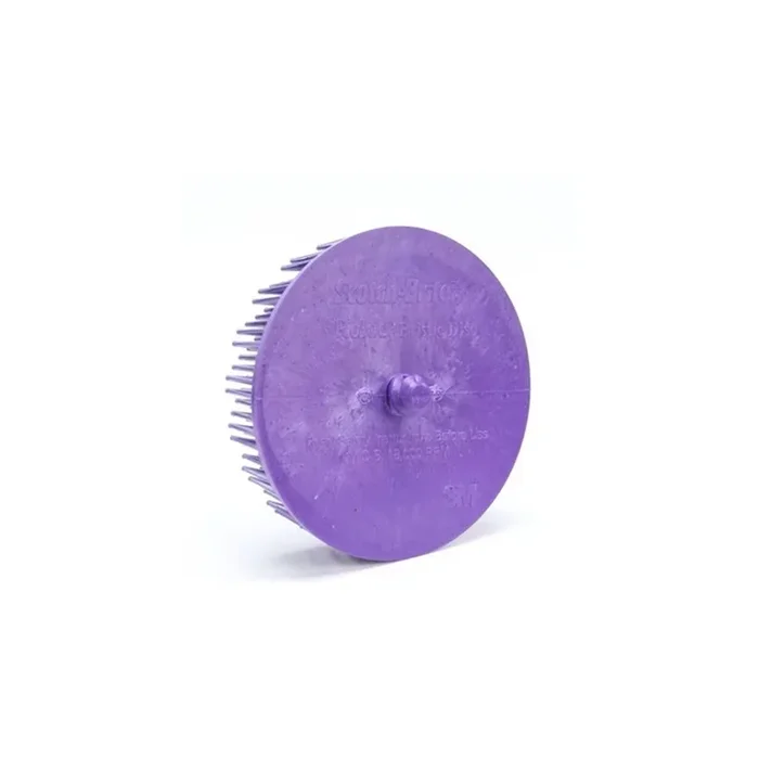 3M 3M-07537 3″ Scotch-Brite Purple Body Man Bristle Disc, 36 Grit