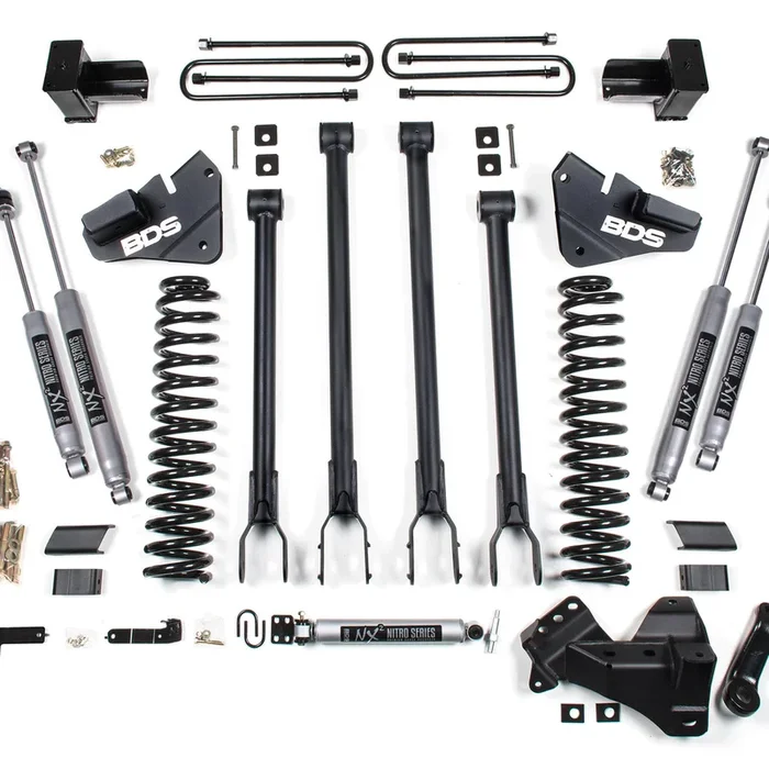 4 Inch Lift Kit W/ 4-Link – Ford F350 Super Duty DRW (20-22) 4WD – Diesel