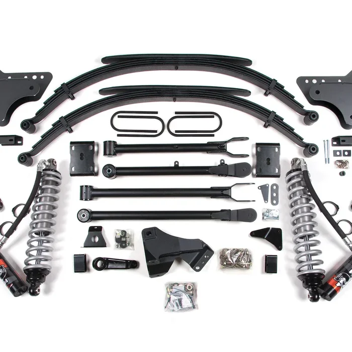 4 Inch Lift Kit W/ 4-Link – FOX 2.5 Performance Elite Coil-Over Conversion – Ford F250/F350 Super Duty (11-16) 4WD – Diesel