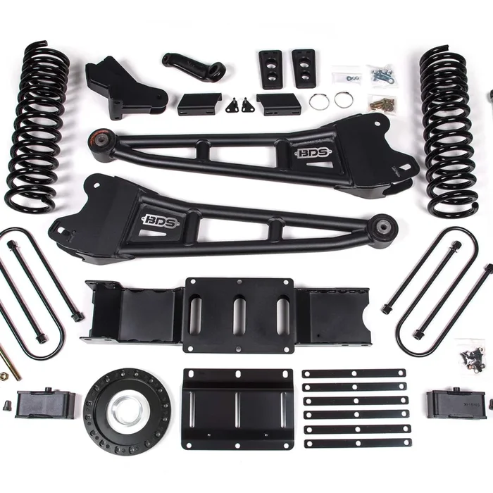 4 Inch Lift Kit W/ Radius Arm – 2 Inch Rear Block – Ram 3500 (19-24) 4WD – Diesel
