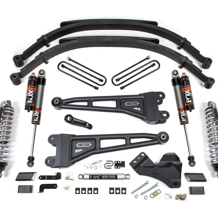 5 Inch Lift Kit W/ Radius Arm – FOX 2.5 Coil-Over Conversion – Performance Elite – Ford F250/F350 Super Duty (23-24) 4WD – Diesel