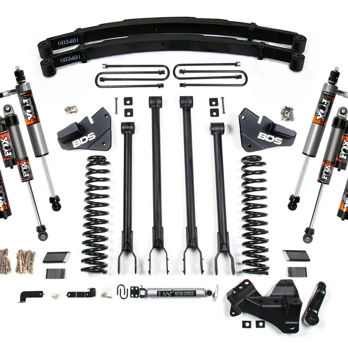 6 Inch Lift Kit – 4-Link Conversion – Ford F250/F350 Super Duty (17-19) 4WD – Diesel