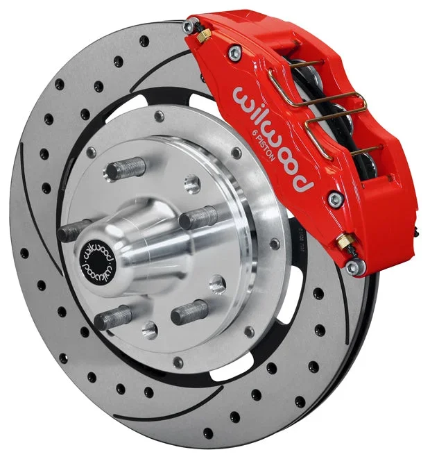 69-76 AMC BRAKE KIT,FRONT,DP6,12″,DR,RED