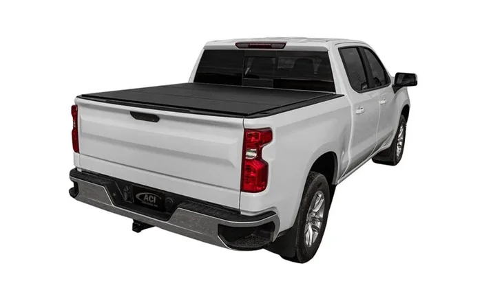 Access LOMAX Tri-Fold Cover Black Urethane Finish 19+ Chevrolet Silverado 1500 – 6ft 6in Bed70.0 lb