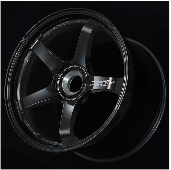 Advan GT Beyond 18×12 +25 5×114.3 Racing Titanium Black Wheel