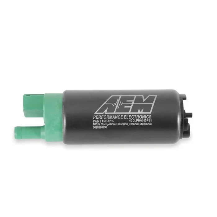 AEM 400 LPH E85 Compatible Fuel Pump Kit – Single Barb – Ethanol Compatible