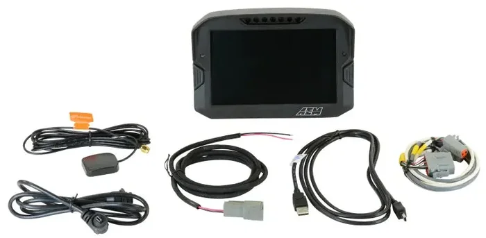 AEM CD-7 Logging GPS Enabled Race Dash Carbon Fiber Digital Display w/o VDM (CAN Input Only)2.9 lb
