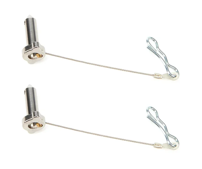Aero Wing Tree Pin Kit 1/4×5/8 Pair Titanium