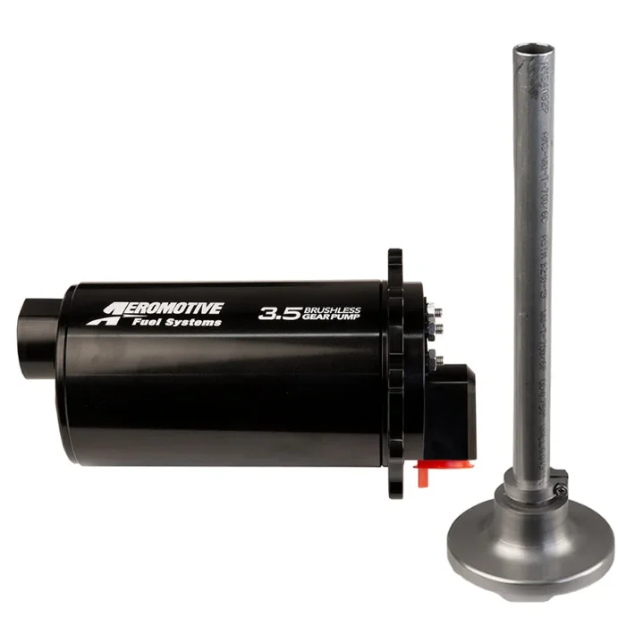 Aeromotive Brushless Spur Gear Fuel Pump w/TVS Controller – Universal – In-Tank – 90 Deg – 3.5gp
