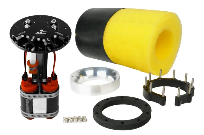 Aeromotive Fuel Pump – Universal – Phantom Dual 340 – 6-10in Depth