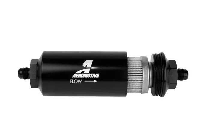 Aeromotive In-Line Filter – (AN-06 Male) 100 Micron Stainless Steel Element