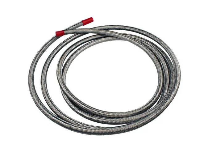 Aeromotive SS Braided Fuel Hose – AN-06 x 12ft