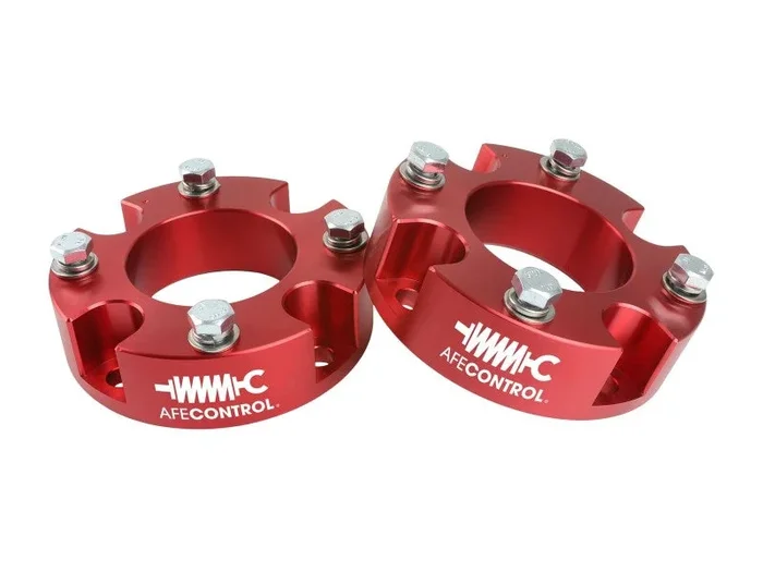 aFe CONTROL 1.875 IN Leveling Kit 22-23 Toyota Tundra – Red