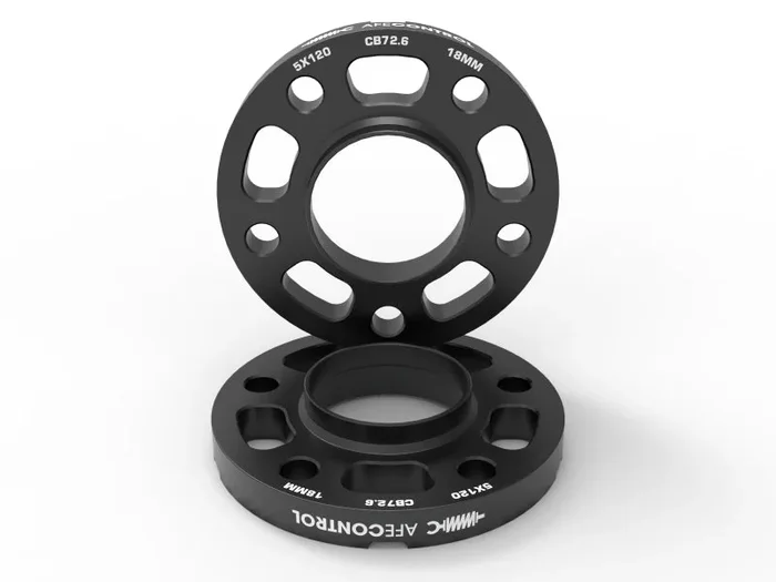 aFe CONTROL Billet Aluminum Wheel Spacers 5×120 CB72.6 18mm – BMW