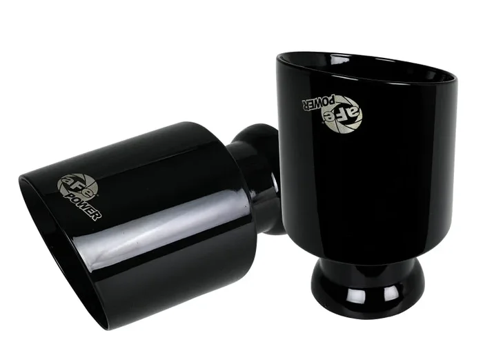 aFe MACH Force-XP 4-1/2in Black OE Replacement Exhaust Tips – 15-19 Dodge Charger/Hellcat