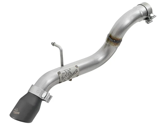 aFe MACH Force-Xp Axle-Back Exhaust System w/Black Tip 18-20 Jeep Wrangler L4-2.0T / V6-3.6L9.9 lb