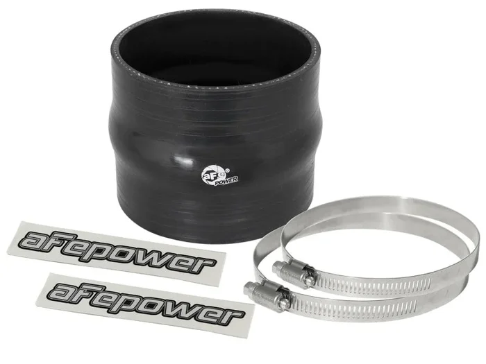 aFe Magnum FORCE Silicone Replacement Coupling Kit 3.5in ID x 3in Length Straight Coupler w/ Hump0.44 lb