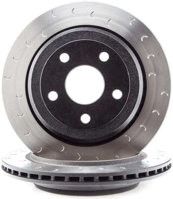 Alcon 2018+ Jeep Wrangler JL Slotted Rotor – Rear Left