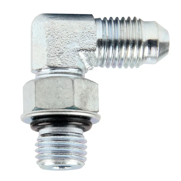 Allstar Performance Adapter Fittings -4 to 7/16-20 90 Degree 2pk