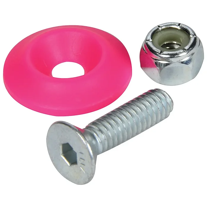 Allstar Performance Countersunk Bolt Kit Pink 10pk