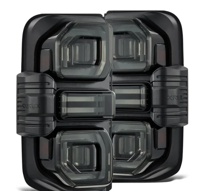 AlphaRex 21-24 Ford Bronco NOVA LED Tail Lights – Alpha-Black