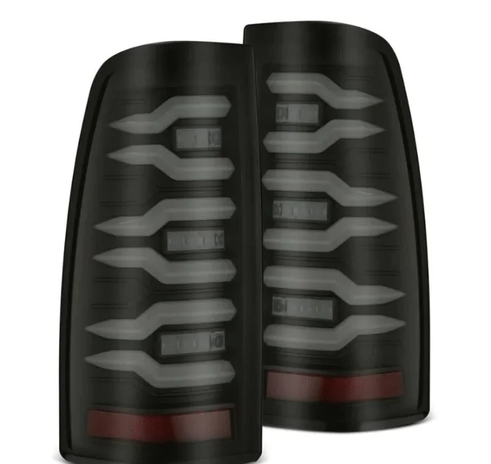 AlphaRex 99-06 Chevrolet Silverado/99-06 GMC Sierra LUXX-Series LED Tail Lights – Black6.0 lb
