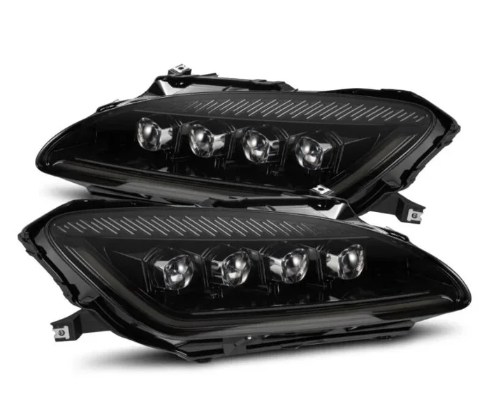 AlphaRex 99-09 Honda S2000 NOVA-Series Projector LED Headlights – Alpha-Black