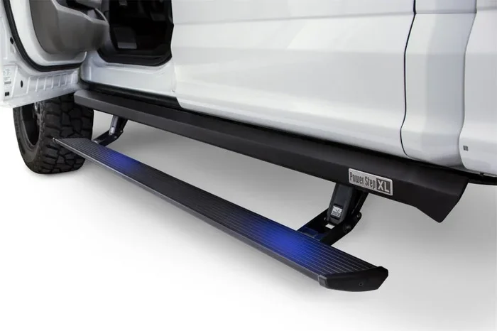 AMP Research 2007-2013 Chevy Silverado 1500 Extended/Crew PowerStep XL – Black