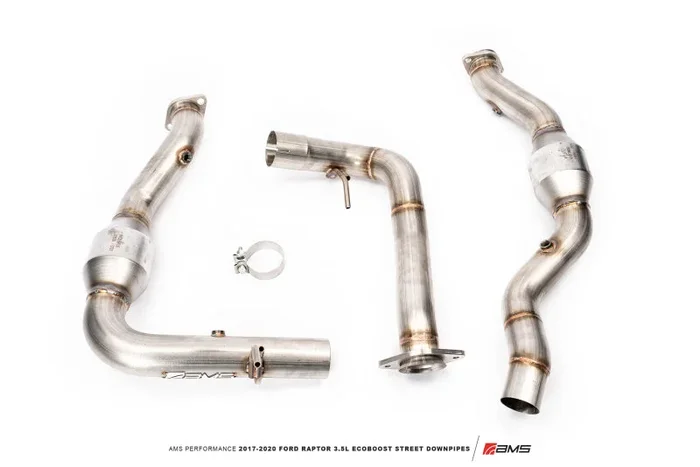 AMS Performance 17-20 Ford Raptor 3.5L Ecoboost Street Downpipes35.1 lb