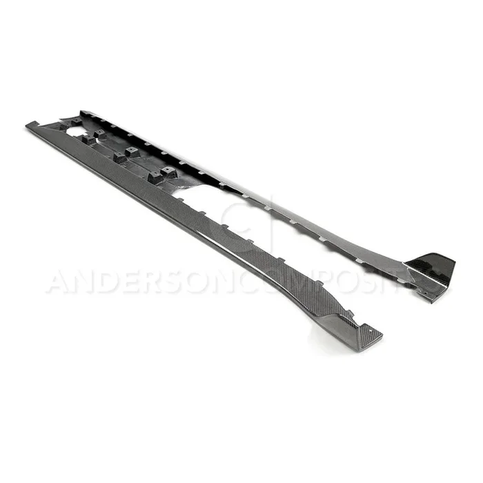 Anderson Composites AC-SS20FDMU500 Carbon Fiber Rocker Panel Splitters For 2020-2021 Ford Mustang Shelby GT50014.0 lb