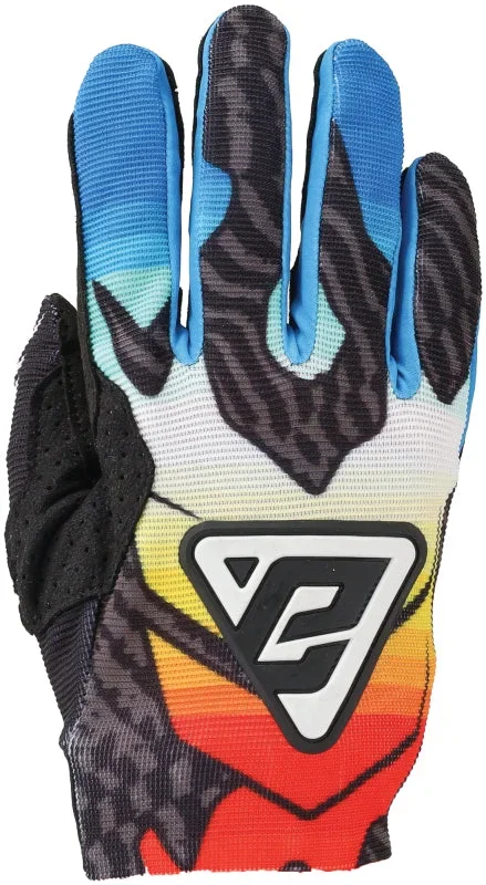 Answer 25 Aerlite Drip Gloves Black/White/Rainbow – Large0.15 lb
