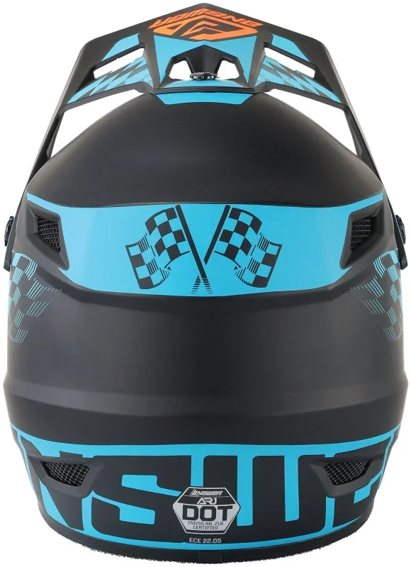 Answer AR1 Sweep Helmet Black/Astana/Hyper Orange – Large4.8 lb
