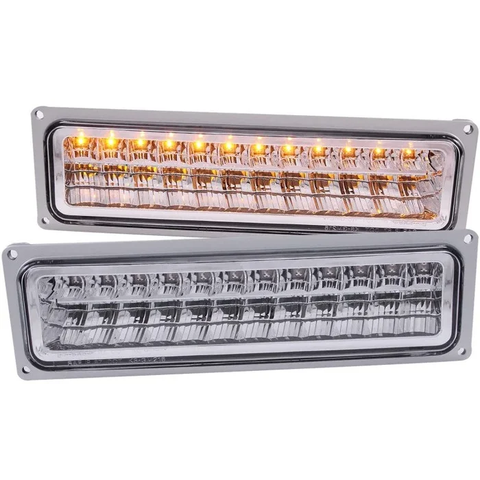 ANZO 1988-1998 Chevrolet C1500 LED Parking Lights Chrome5.1 lb