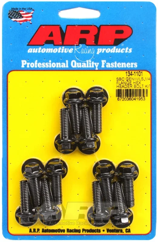 ARP Chevy LS 1/4in Flange Hex Header Bolt Kit0.6 lb