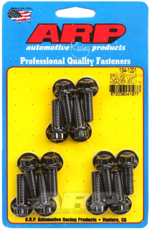 ARP SBC/GENII LS 1/4 Flange 12pt Header Bolt Kit0.6 lb