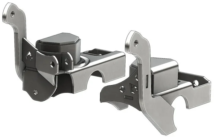 Artec Industries 93-06 Jeep Wrangler TJ Lj Coil / Lca Combo Brackets Front Axle – Normal Hole20.0 lb