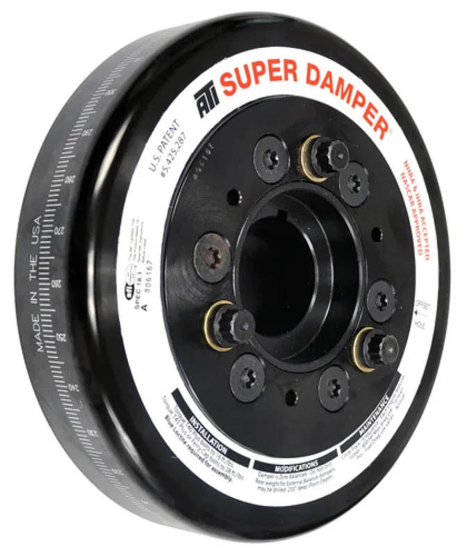 ATI Damper – 7.074in – Steel – Chevy SB / 90 Deg V6 – w/Blower & Ign Crank Trigger