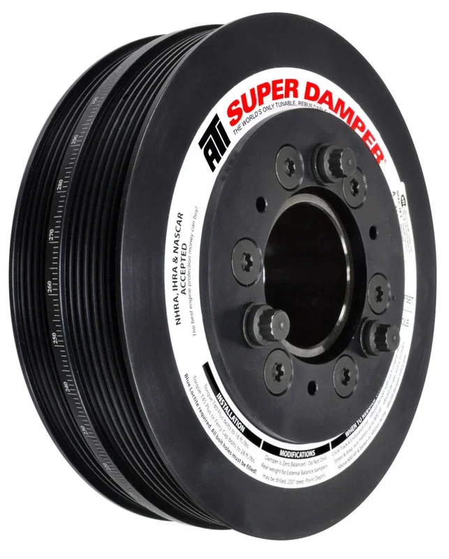 ATI Damper – 7.48in – Alum – 6/4 Grv – 2016+ Chevy Camaro LT1/LT4 Wet Sump – (Excl SC Pulley)