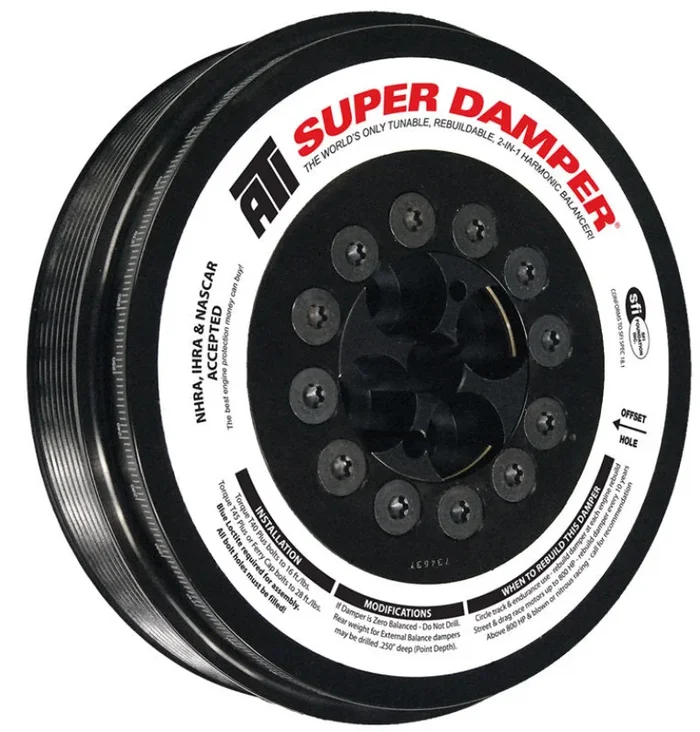 ATI Damper – 7.98in – Steel – 8 Grv – Cummins – 2003-07.5 – 5.9L – 3 Ring Hvy – Diesel