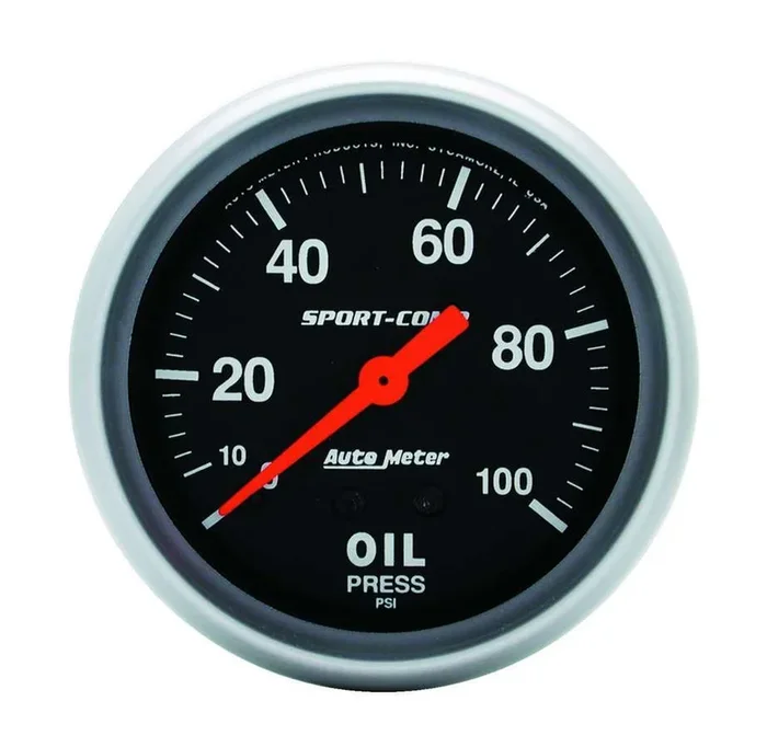Autometer 0-100 Oil Pressure Gauge