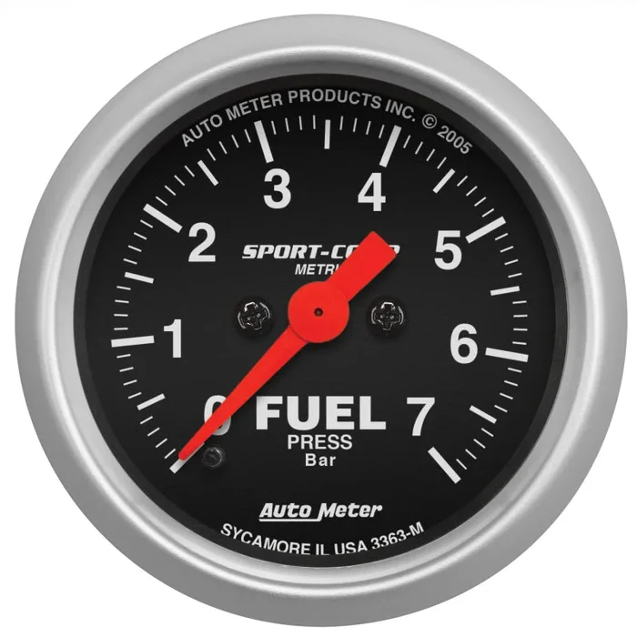 Autometer 2-1/16in 7BAR Digital Stepper Motor Sport-Comp Fuel Pressure Gauge